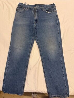 Levi's Men's Faded Blue Straight Jeans